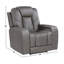 Fauteuil inclinable en cuir triple puissance Wachter