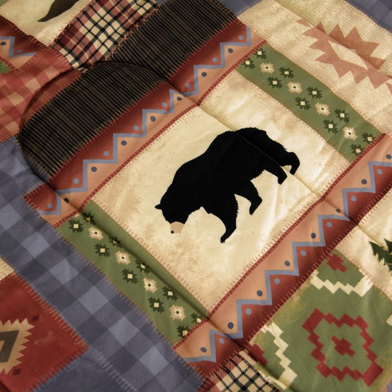 Channel Plaid Comforter Set, Queen