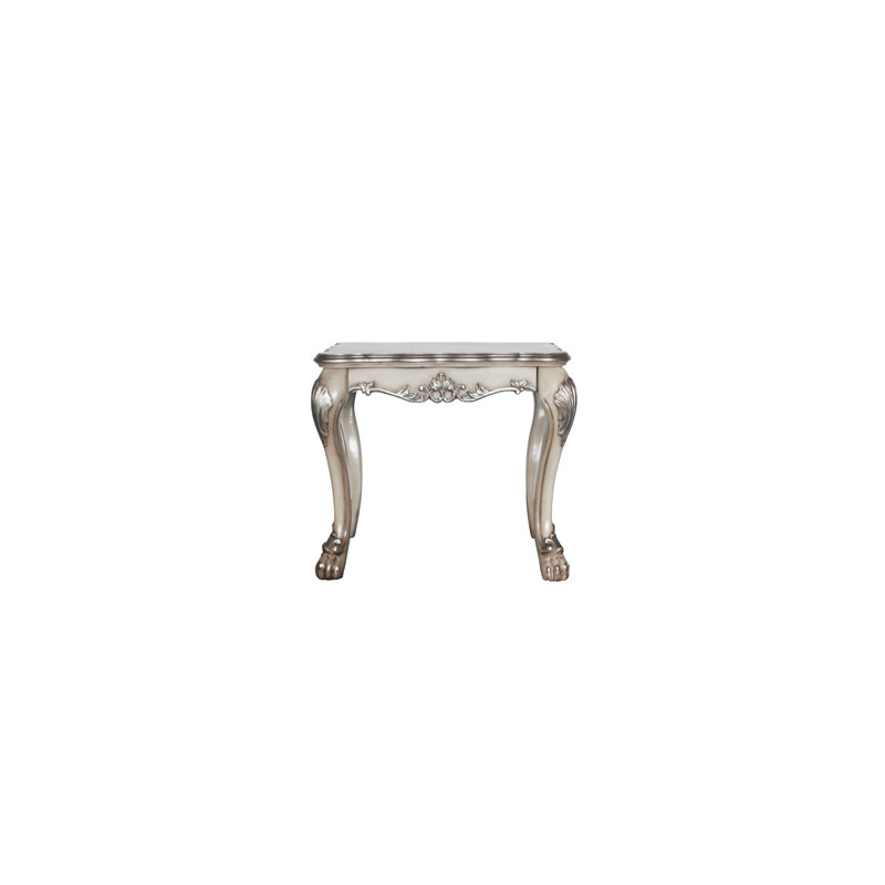 Roslin End Table, Vintage Bone White