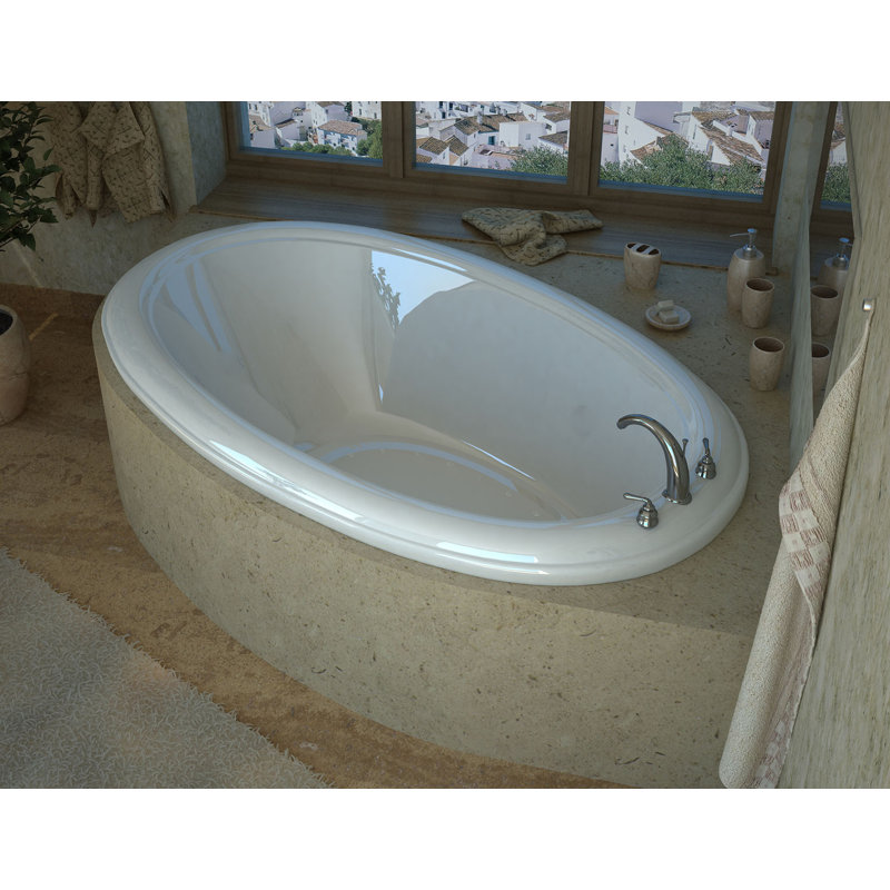 Martinique 78'' x 44'' Drop-In Acrylic Bathtub