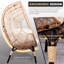 Ensemble de 3 chaises de patio avec table d'appoint