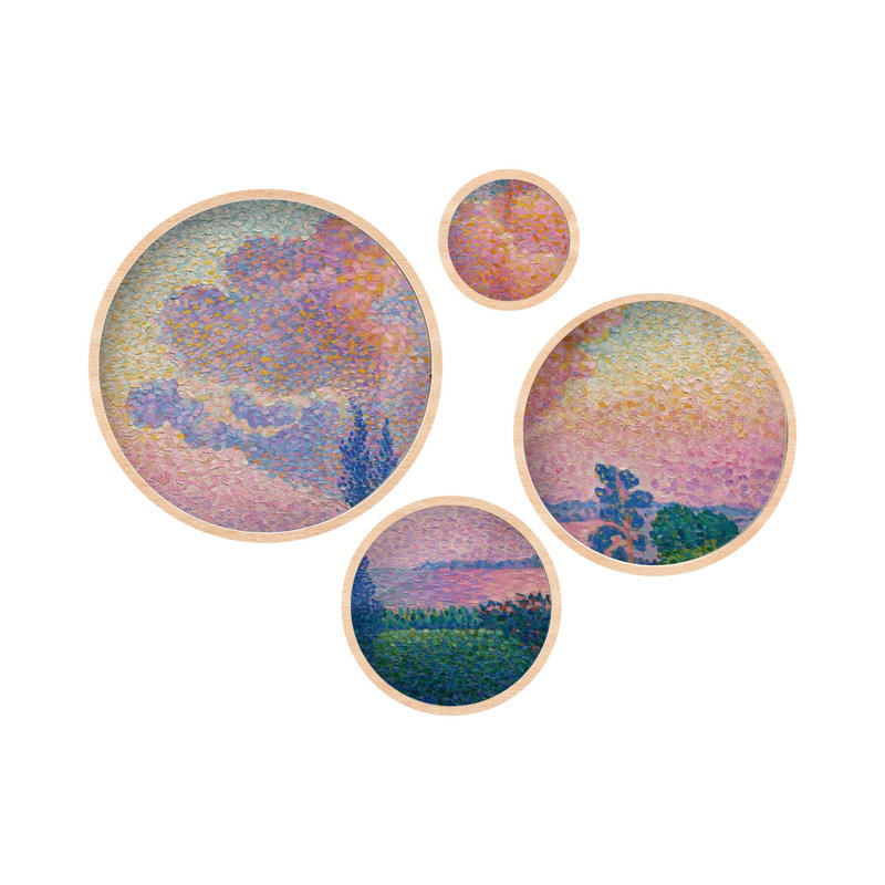 Decorative Framed MDF Painting