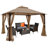 12 Ft. W x 10 Ft. D Steel Patio Gazebo-50495526