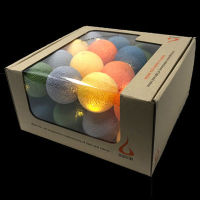 Misti LED Cotton Ball String Light