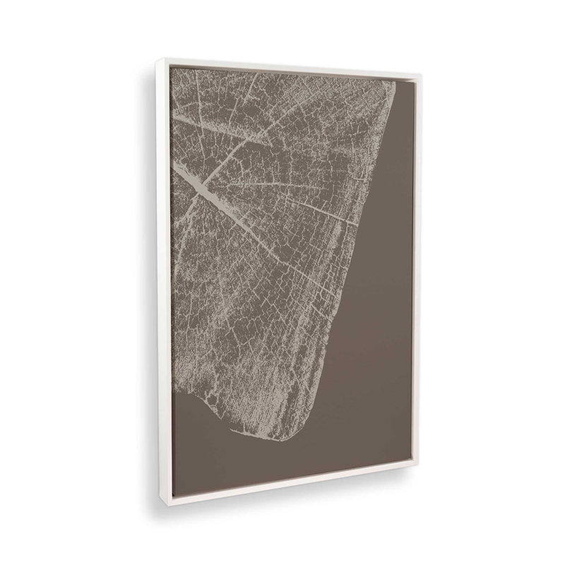 «Timeless Grains I», reproduction sur toile , H 48,75 po x l 32,75 po x P 1,75 po, Cadre flottant blanc opaque