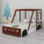Lit plateforme en forme de voiture pour enfants, garçons, filles, adolescents
