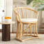 Chaise avec accoudoirs rembourrée en coton Ferryhill-800058219