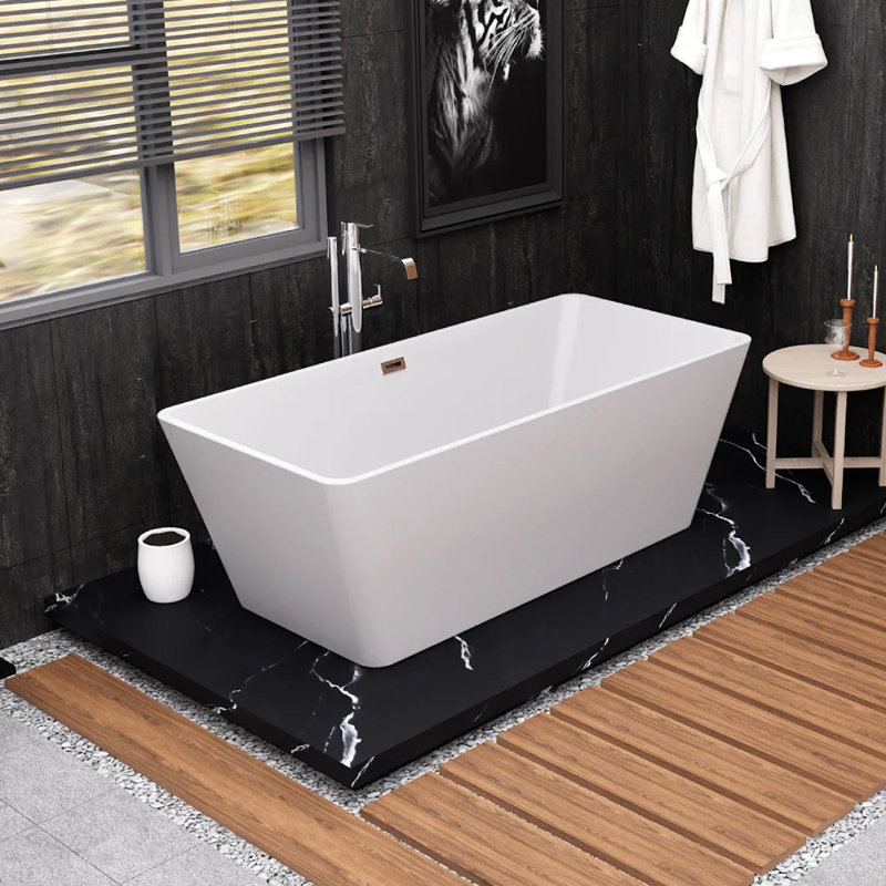 Baignoire autoportante en acrylique 59 po