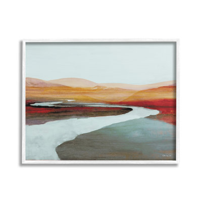 «Flowing River Landscape Single Frame Frame» par Stellar Design Studio sur