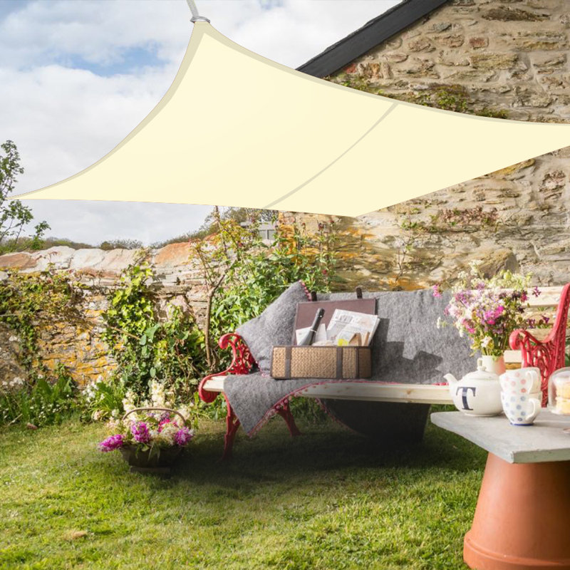 Dunarragan 4m x 3m Rectangular Shade Sail, Cream
