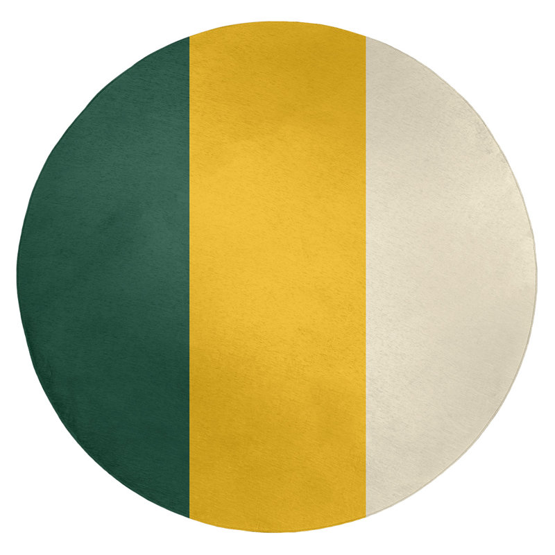 Chenille Indoor Rug, Round 5'