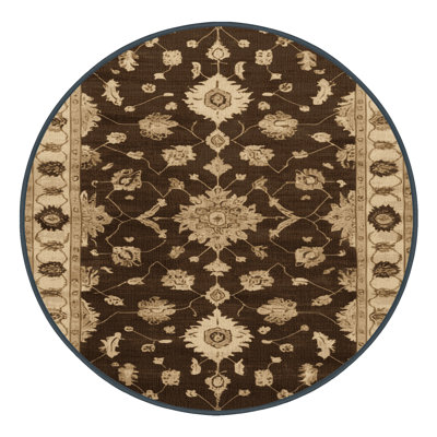 Tapis brun lavable à la machine