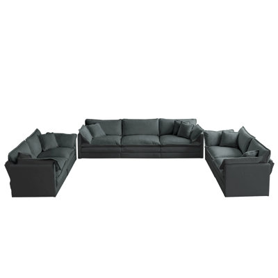 Ira 3-Piece Chenille Living Room Set by Latitude Run