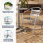 Moraal Round Aluminum Indoor-Outdoor Table Set with 2 Slat Back Chairs-728214427-795904946