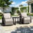 Gieselind Wicker 2 - Person Patio Conversation Set with Cushions-1624749827