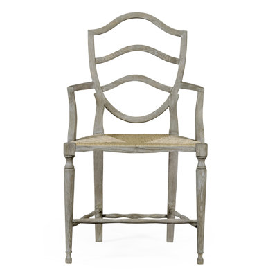 Chaise avec accoudoirs en bois massif William Yeoward