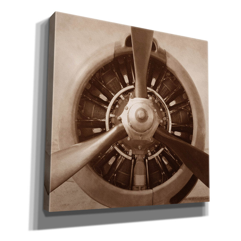 "L'aviation 2" par PhotoINC Studio, H 37 po x l 37 po x P 1,5 po