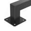 Tube carré carré en fer noir capacité de charge de 4 pi 250 lb
