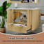 Ensemble de meuble-lavabo moderne avec lavabo Mid-Century-596146558