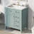 Bathroom Storage Cabinet With Sink, 3 Drawers And Door Shelf-1032446170