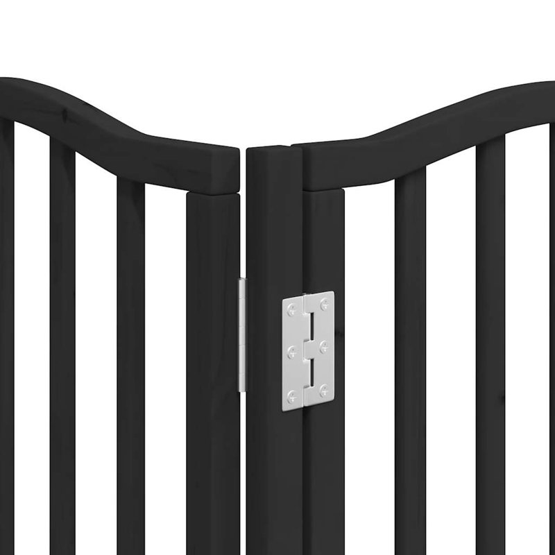 Lissie Solid Wood Dog House Door, Black, 90cm H x 750cm W x 2cm D