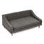 Canapé-lit surélevé durable et confortable avec accoudoirs irréguliers modernes, idéal pour la détente des chiens de taille moyenne et grande-1199118296-1199118299
