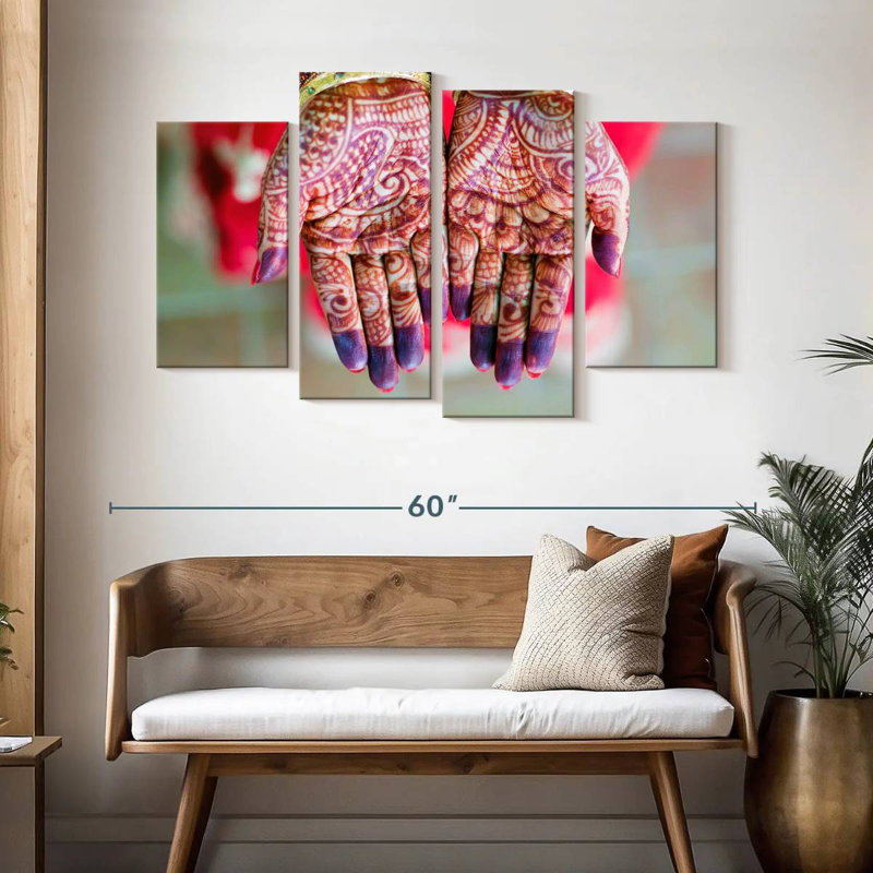 Leisha Henna Tattoo, 32" H x 52" W