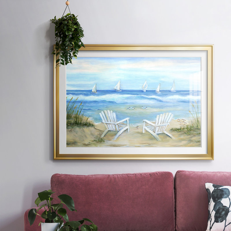 « Seaside Escape », Or, H 27 po x l 39 po x P 1,5 po