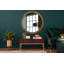 Huldar Glass Flat Wall Mirror