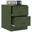 34.5cm W Steel Bedside Table-123821812-101281118