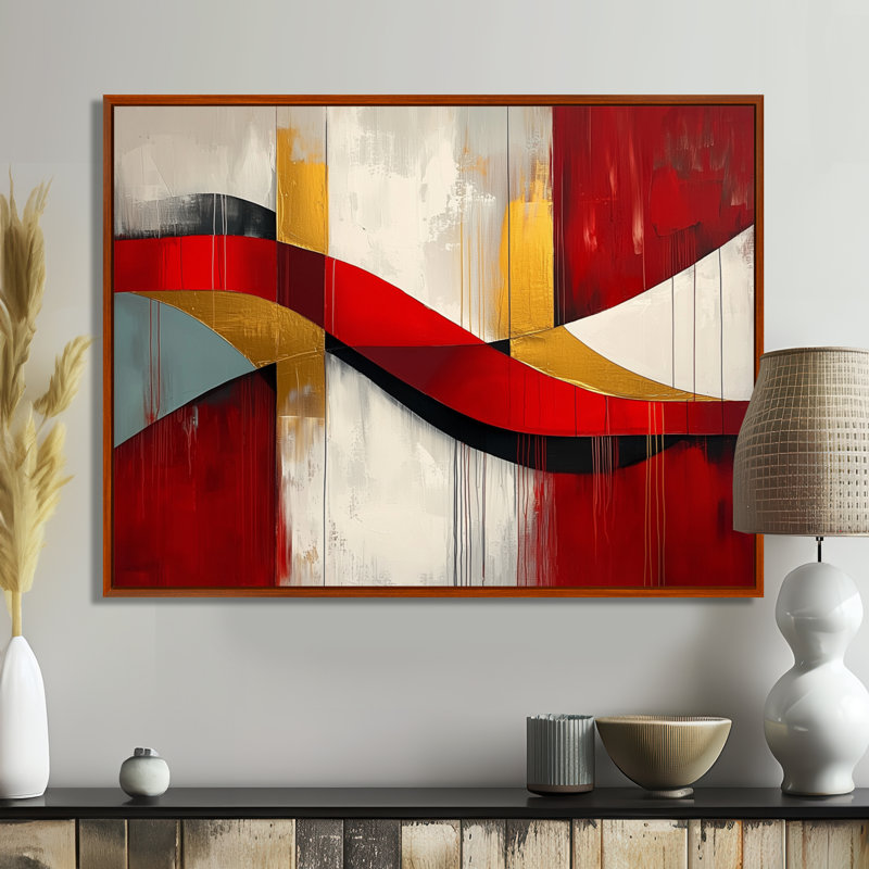 «Sub subtile terrain of Volcano Colors II», art mural abstrait minimaliste, H 34 po x l 44 po, Cadre flottant, Brun