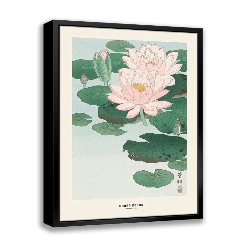 Ohara Koson - Water Lily par Stanley Print House - sur, L 16 po x H 20 po