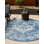 Tapis d'intérieur / extérieur bleu Susan