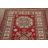 Red Kazak Geometric Runner Rug