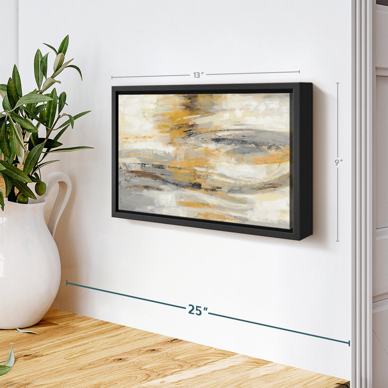 "Golden Dust I Wall Art", H 9 po x l 13 po