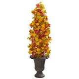 Arbre d’érable artificiel 47" dans un pot de fleurs