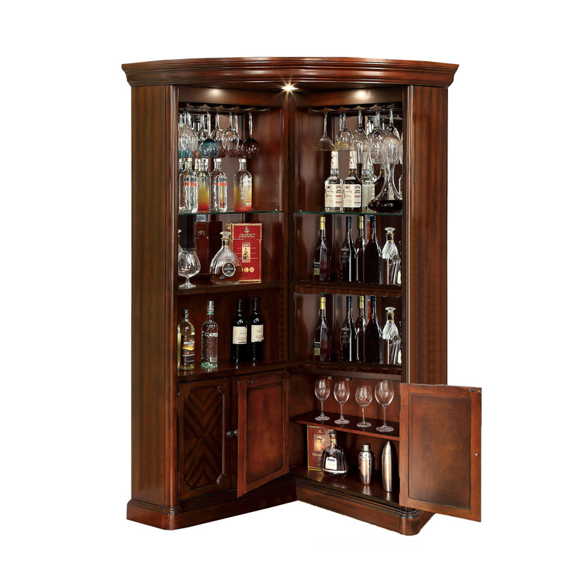 Acrion Dining Cabinet, Dark Cherry