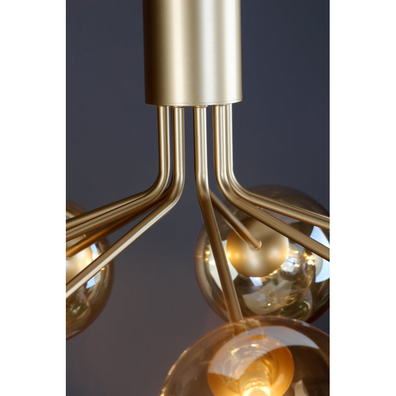 Felicien 9 - Light Sputnik Pendant, Gold,  Gold