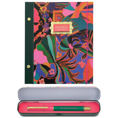  Arthouse A5 Hardback Journal & Pen In Tin Set - Psychedelic Dreams