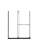 30 - 60 In.W X 72 In.H Shower Sliding Door Walk-In 1/4 Inch Thick Glass Panel With Stainless Steel Handle