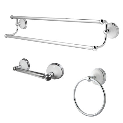 Ensemble de quincaillerie de salle de bain victorienne 3 pièces