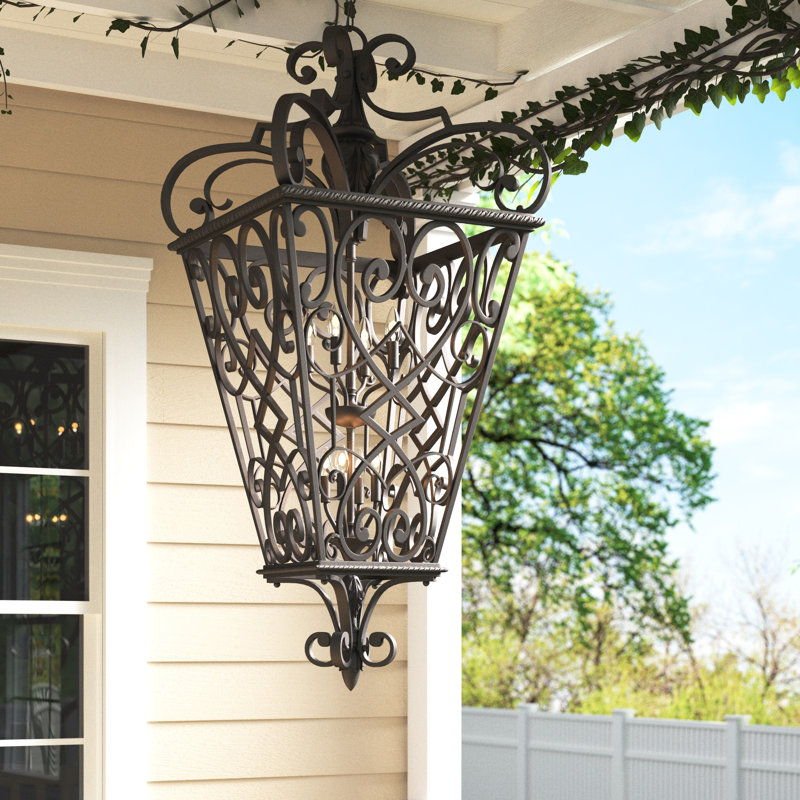 Hildebert 8 - Light Outdoor Hanging Lantern and Outdoor Pendant