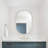 Keiko Aluminum Oval Wall Mirror