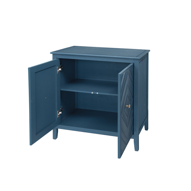 Armoire de rangement géométrique en relief avec portes magnétiques