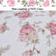Ensemble de courtepointe réversible 100% coton 3 pièces rose / blanc-315816495