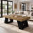 55.12" Rectangular Farmhouse Coffee Table