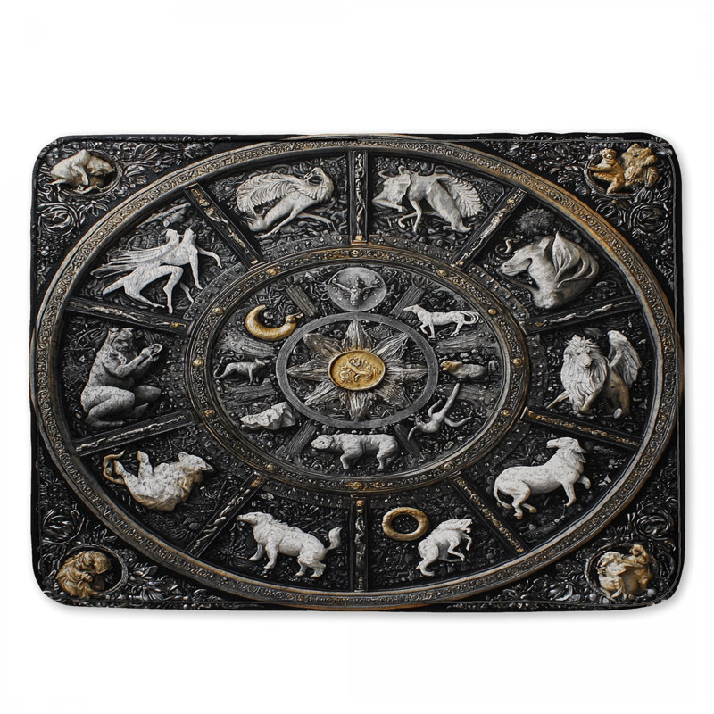 Tapis de bain Zodiac Astrology, L 24 po x L 17 po