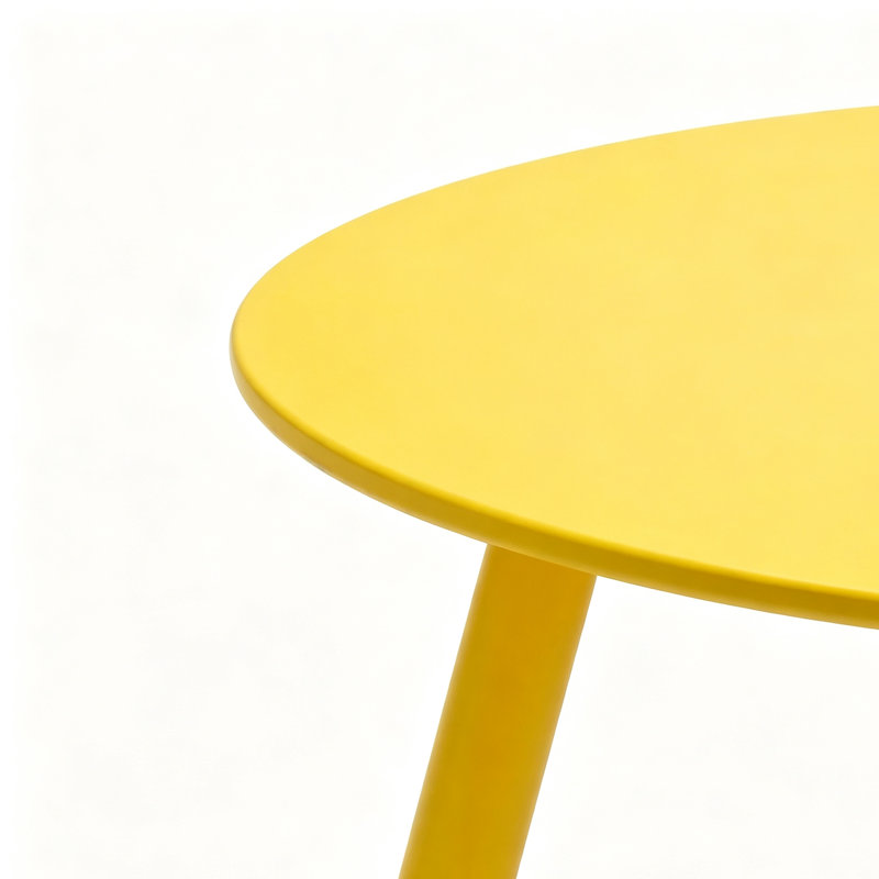 Table basse ronde en acier pour patio, grande table d'appoint extérieure résistante aux intempéries, l 27,5 po x P 27,5 po
