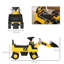 HOMCOM Ride on Tractor CAT Licensed Digger Adjustable Bucket Ages 1.5-3