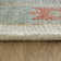 Tapis en laine Karina bleu / gris / rouille / or